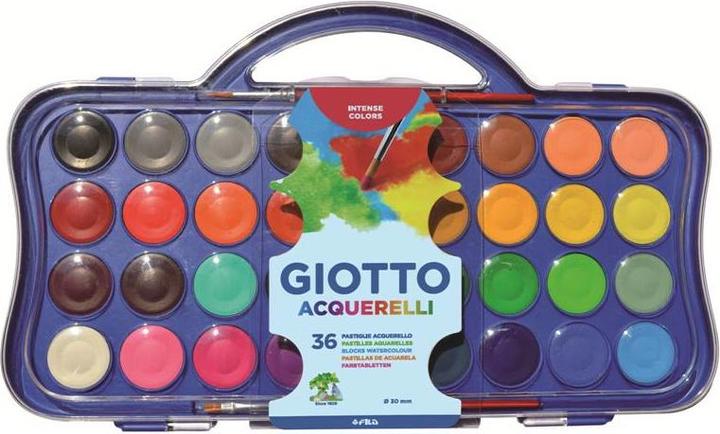 Immagine prodotto Giotto Vernici Acquerelli 36 Pezzi (353600) (Multicolore)