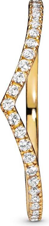 Actual product image Pandora Shine Sparkling Wishbone Ring (50)