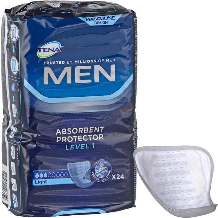Actual product image Tena MEN pads for bladder incontinence level 1 (24 x, Regular)