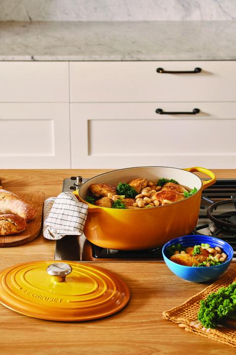 Actual product image Le Creuset Roaster Signature oval 31 cm Nectar (31 cm, Casserole + Stewpot, Cast iron)
