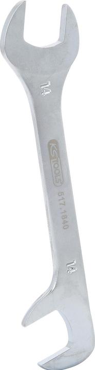 Produktbild KS Tools Doppelmaulschlüssel 15° + 75° (14 mm)