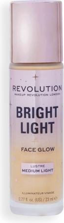 Actual product image Makeup Revolution Bright Light Face Glow Brightening Skin Tint Radiant Finish Lustre Medium (Lustre Medium Light)