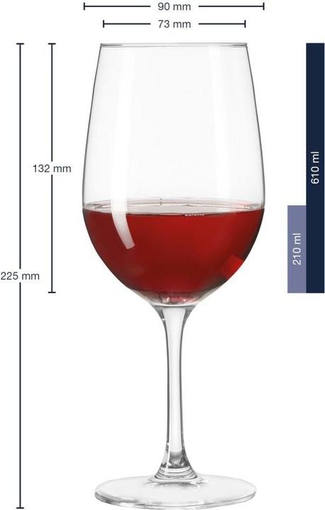 Produktbild Leonardo Ciao (61 cl, 6 Gläser, Rotweingläser)