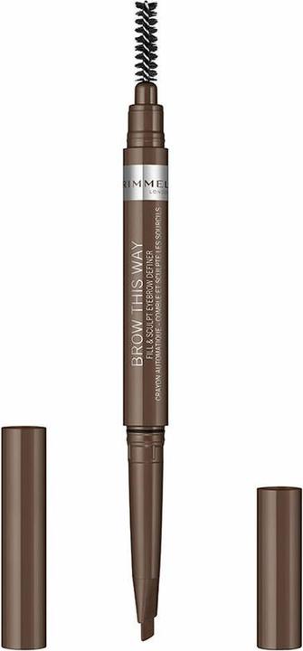 Image du produit Rimmel London Brow This Way brun moyen (Medium Brown)