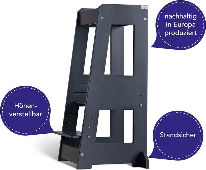 Produktbild Tissi Lernturm Felix mit Anti Rutschmatten Set