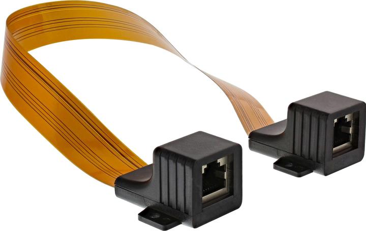 Produktbild InLine Patchkabel Fensterdurchführung (U/UTP, CAT6, 0.30 m)