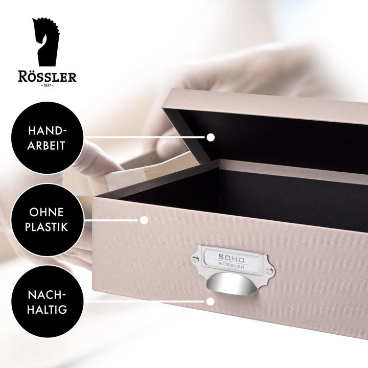 Produktbild Rössler Aufbewahrungsbox S.O.H.O. Altrosa (337 x 255 x 105 mm, 9 l)