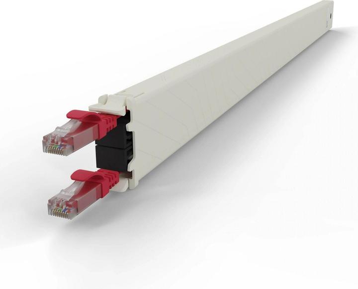 Actual product image PATCHBOX one / Cassette / 30RU / Cat 6A, UTP, 1.8 m, red (UTP, CAT6a, 1.80 m)