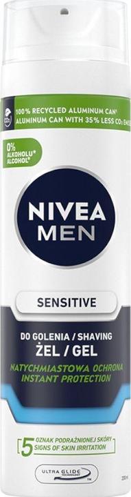 NIVEA Men Sensitive Shave Gel Soothing - 200ML (200 ml, Rasiergel)