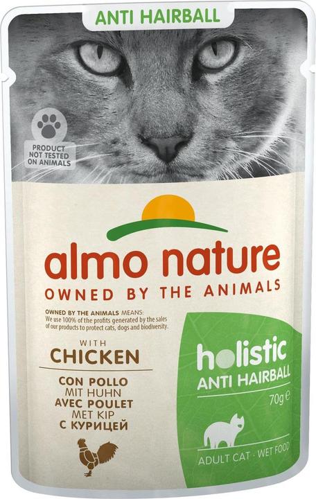 Actual product image Almo Nature Anti Hairball Chicken 70g (Adult, Senior, 1 pcs., 70 g)