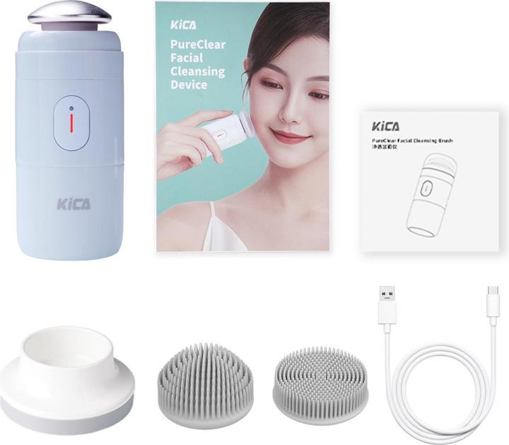 Actual product image Kica PureClear Face Cleansing Brush Blue