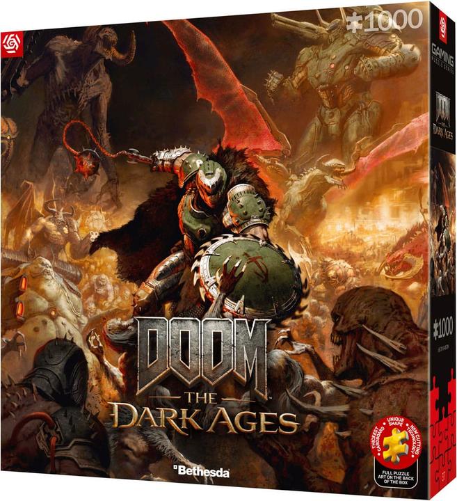 Produktbild Good Loot Doom The Dark Ages Puzzle Slayer's Rag (1000 Teile) (1000 Teile)