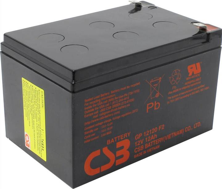 Image du produit CSB Battery Batterie au plomb GP 12120 (12 V, 12000 mAh)