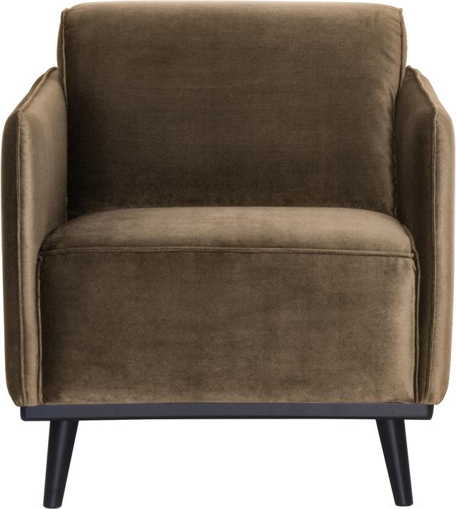 Productafbeelding BePureHome Statement Fluwelen Taupe Fauteuil