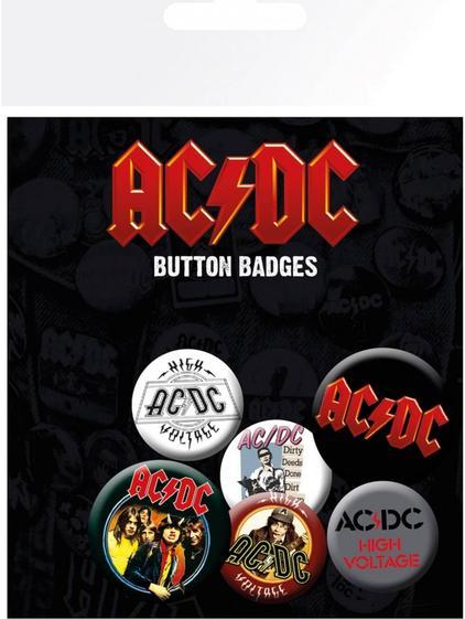 GB Eye ACDC - Badge Pack - Mix X4