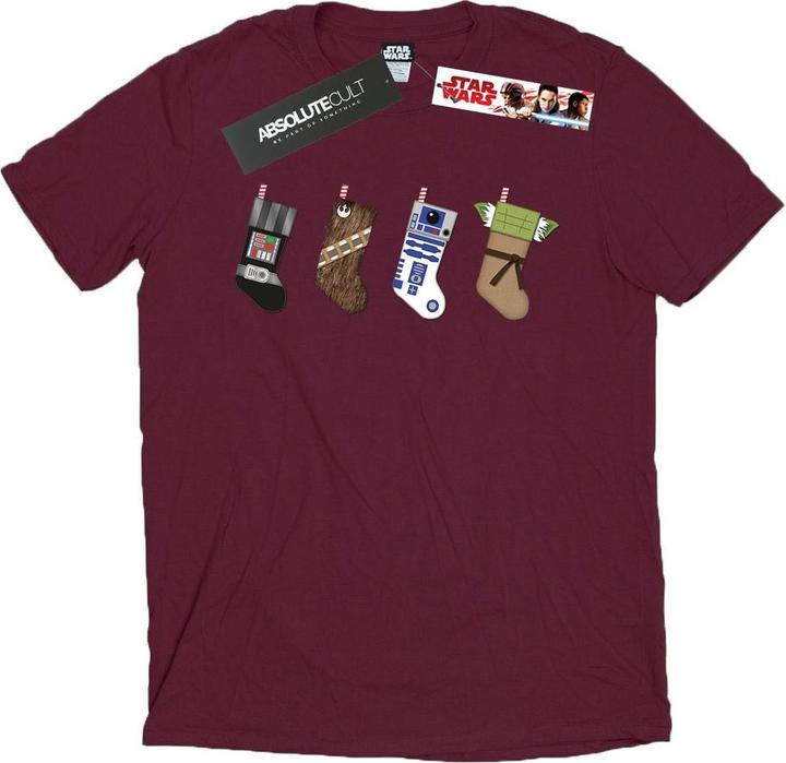 Star Wars Christmas Stockings TShirt (L)