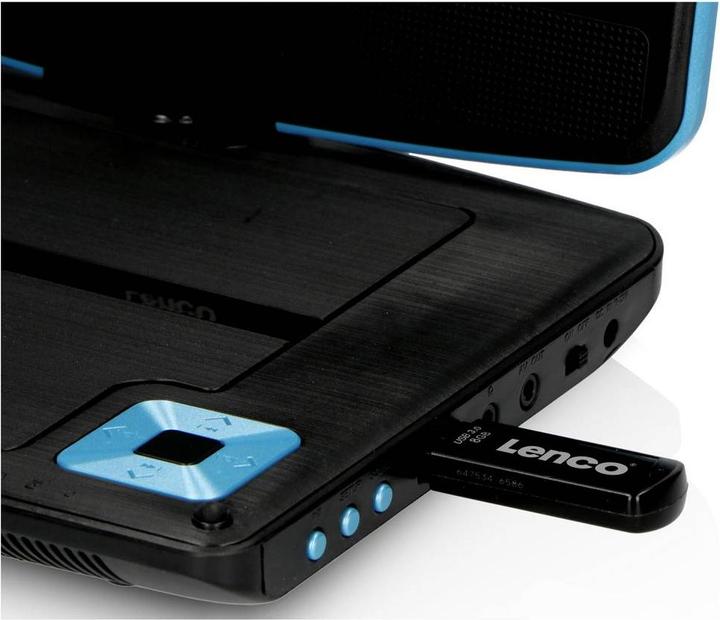 Actual product image Lenco Portable player DVP-910 (DVP910BLAU) (Portable DVD player)