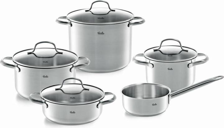 Fissler San Francisco Zestaw 5szt. 040-113-05-000/0 (Pan set + pot set, Stainless steel)