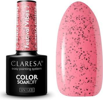 Produktbild Activeshop Festival Vibes UV-Nagellack 5ml Claresa - 2er-Pack (Orange, UV-Gel Lack)