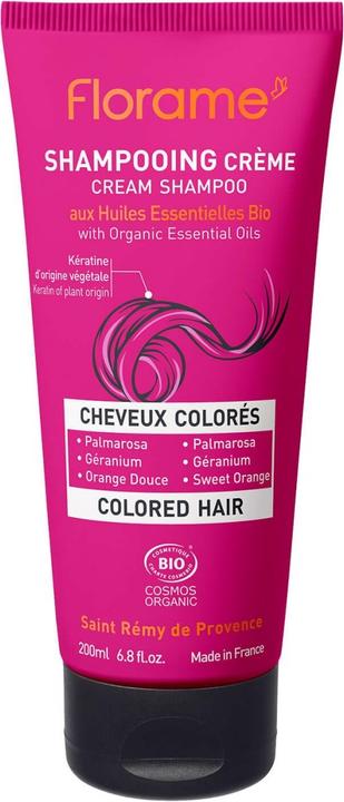 Florame - Colored Hair Cream Shampoo (200 ml, Flüssiges Shampoo)