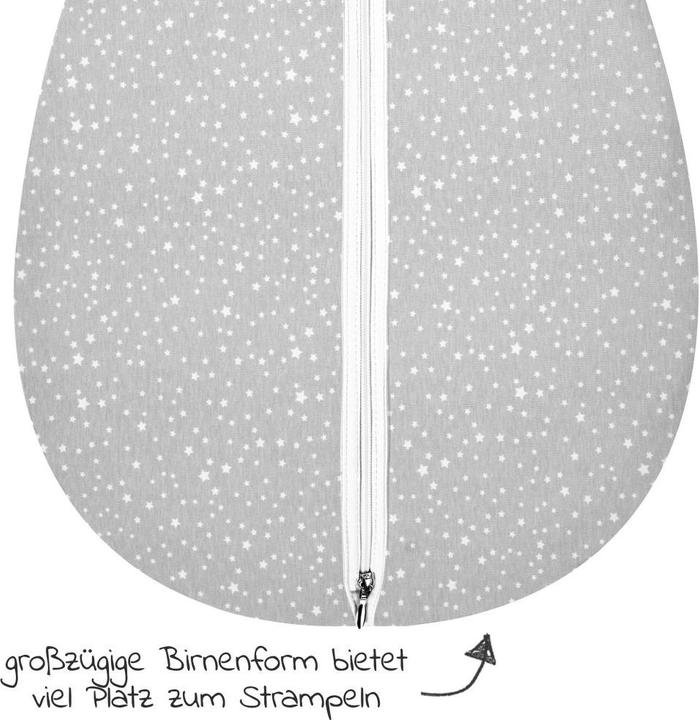 Actual product image Alvi Sleeping bags Ball sleeping bag Mäxchen Thermo - Jersey - Starry sky (Winter)