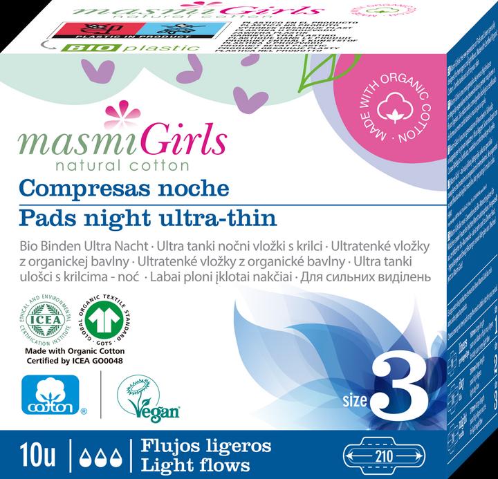 Masmi Organic Ultra Night Girls (10 x)