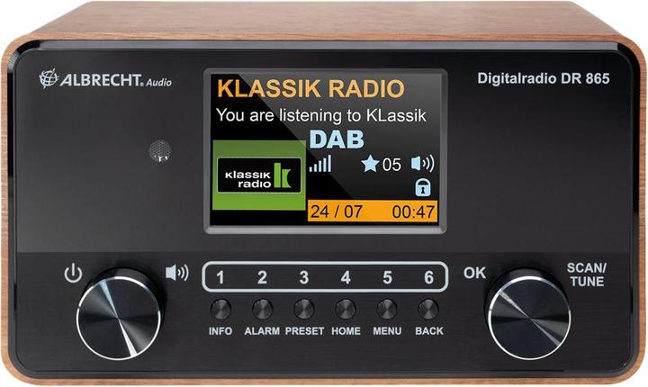 Actual product image Albrecht DR 865 Senior (DAB+, FM)