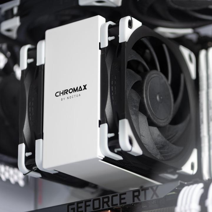 Actual product image Noctua HC8 chromax.white CPU cooler cover