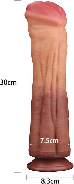 Actual product image Lovetoy Nature 12" Dual Layer "Konia