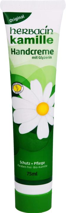 Herbacin Crème pour les mains à la camomille, 75 ml de crème (75 ml)