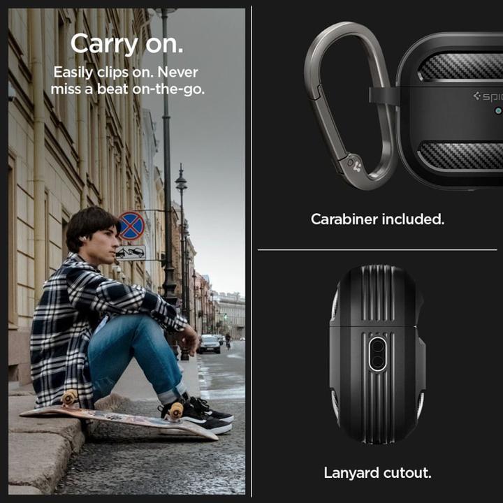 Actual product image Spigen Rugged Armor (Charging case cover)