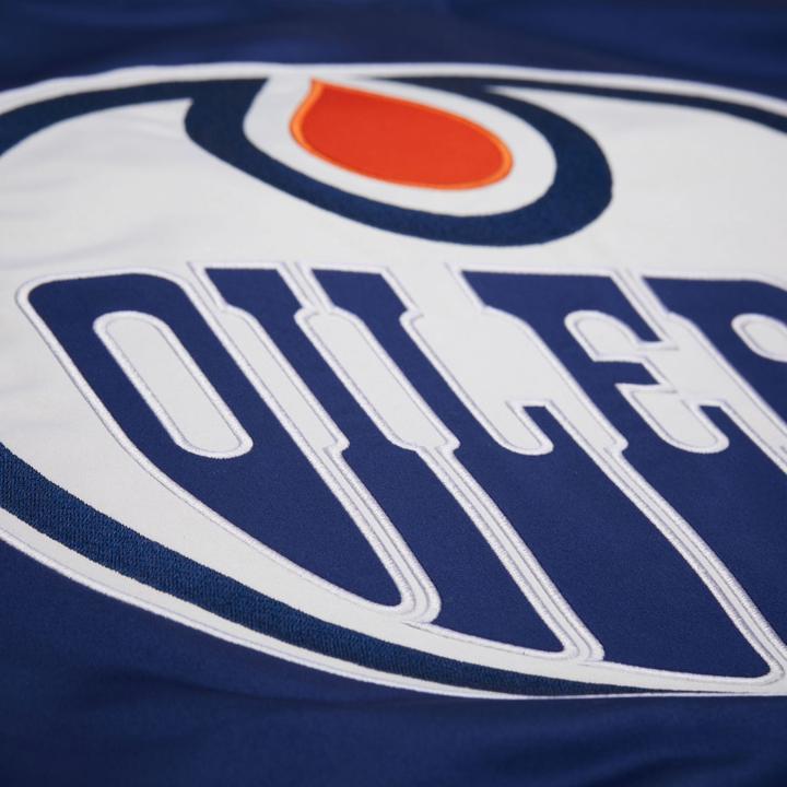 Immagine prodotto Mitchell & Ness M&N Heavyweight Satin Jacket NHL Edmonton Oilers - L (L)