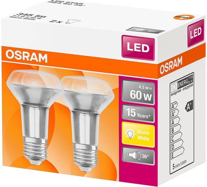 Image du produit Osram Lampes à réflecteur (E27, 4.30 W, 345 lm, 1 x, F)