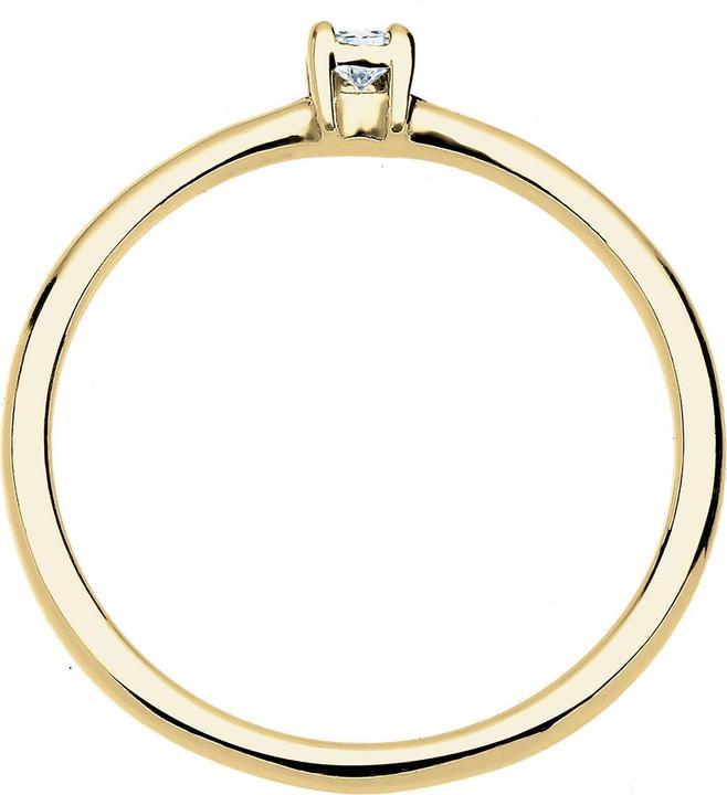 Image du produit Elli DIAMONDS Bague de fiançailles diamant 0.06 ct. 375 or jaune (58, 375/9 K)