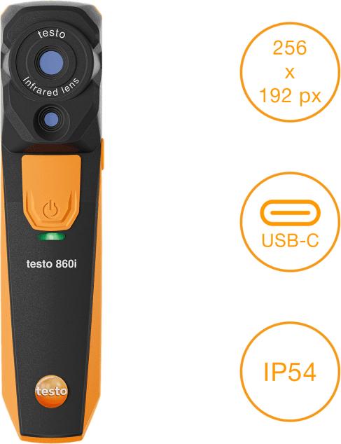Produktbild Testo 860i Set Wärmebildkamera -20 bis 350 °C 9 Hz