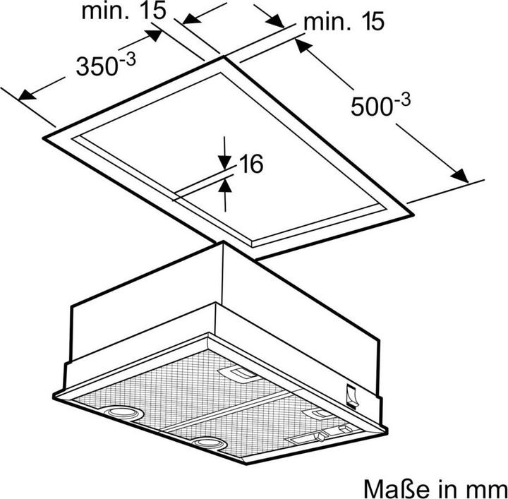 Actual product image Neff D5655X1 (Substructure hood)