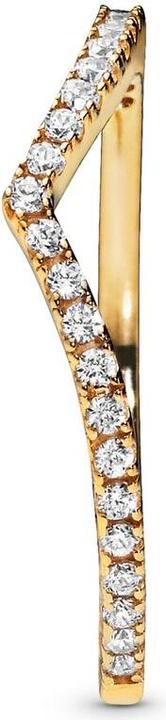 Actual product image Pandora Shine Sparkling Wishbone Ring (50)