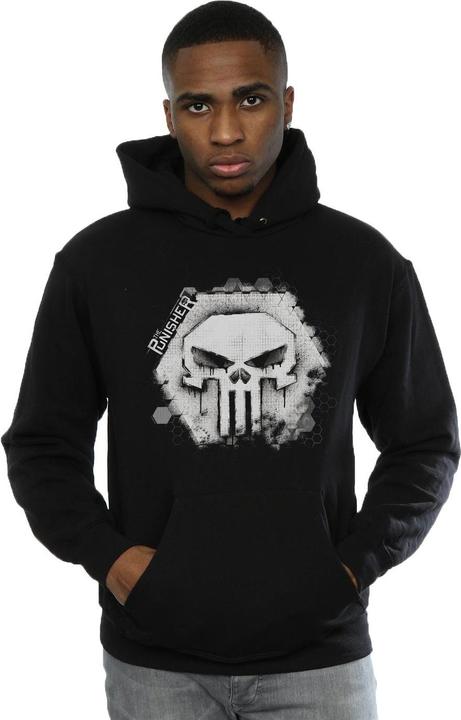 Produktbild Punisher Skull Badge Kapuzenpullover (L)