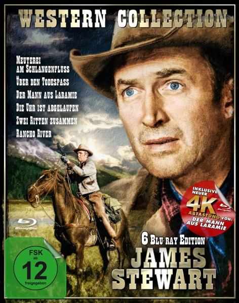Produktbild James Stewart - Western Box (6 Blu-rays) (Blu-ray, Englisch, Deutsch)