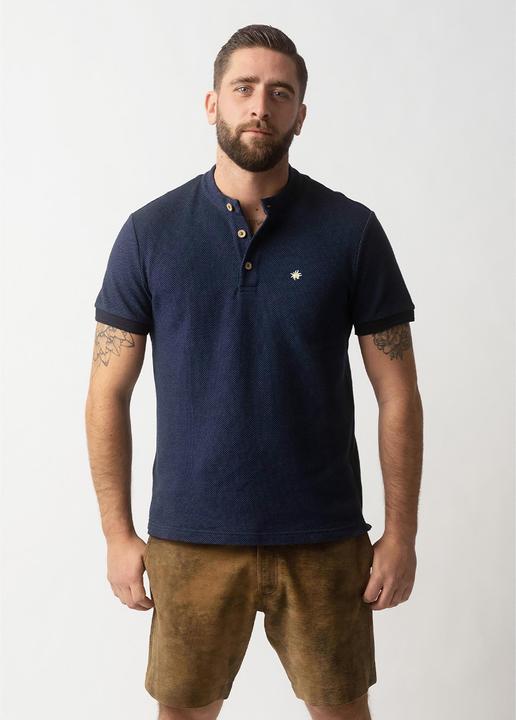 Immagine prodotto Bavarian Caps Polo in maglia fine Edelweiss (L)