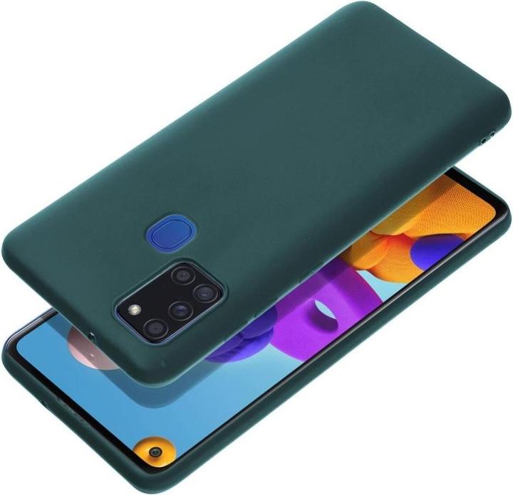 Actual product image OEM Back panel cover MATT case for SAMSUNG A21S dark green (Samsung Galaxy A21s)