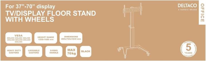 Actual product image Deltaco ARM-0451 (Ground, 70")