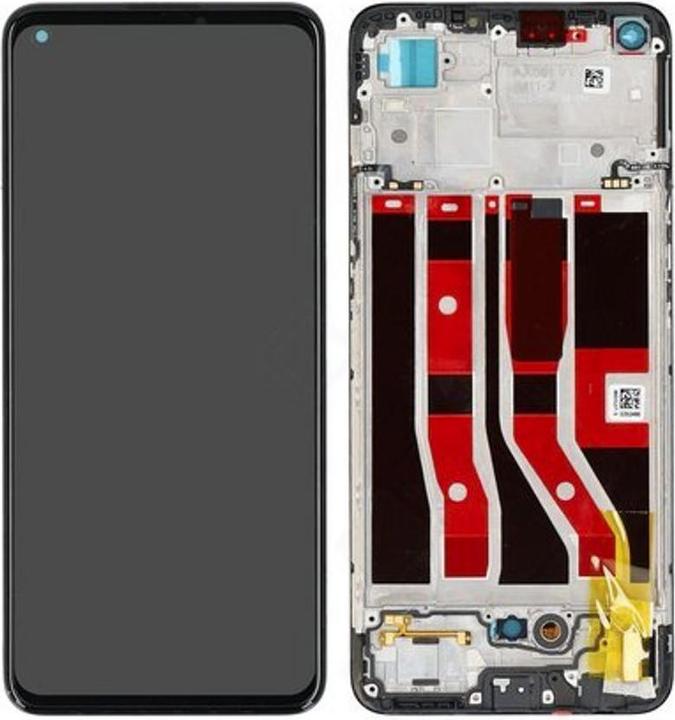 OPPO LCD + Touch + Frame für CPH2219 A74 - black