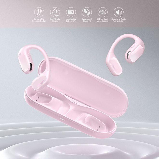 Actual product image Joyroom Openfree JR-OE1 wireless on-ear headphones - pink (18 h, Wireless)