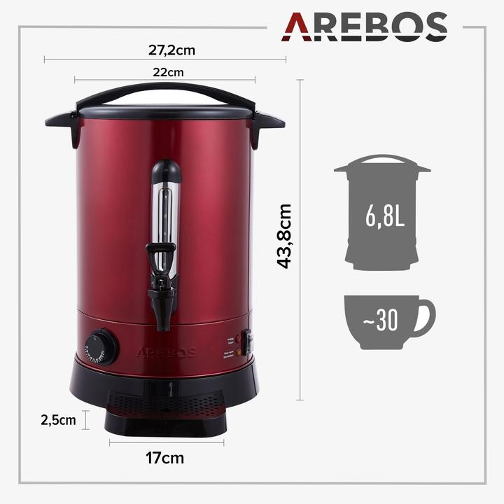 Produktbild Arebos Gluehweinkocher 950 W (6.80 l)