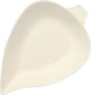 Produktbild Papstar 50 Fingerfood - Teller, Zuckerrohr "pure" 8 cm x 6 cm weiss "Leaf" (50 x)