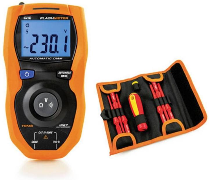 Image du produit HT Instruments Multimètre portable numérique FLASHM (CAT IV)