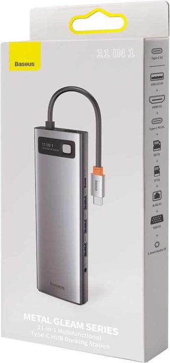 Image du produit Baseus CAHUB-CT0G (USB-C, 11 Ports)