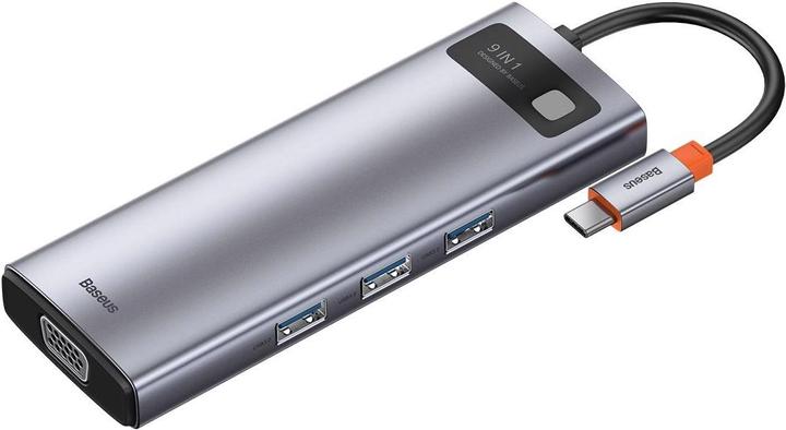 Actual product image Baseus CAHUB-CU0G (USB-C, 3 Ports)