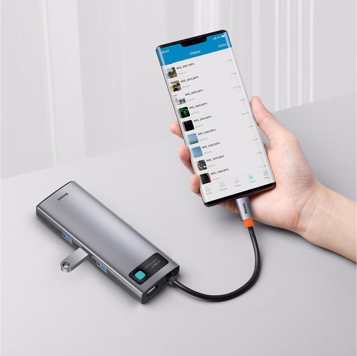 Actual product image Baseus CAHUB-CU0G (USB-C, 3 Ports)